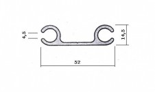 dvojitá kedrová lišta 7,5-9mm ( DKE-30 )