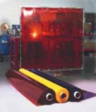 červená PVC fólie 300x3mm, svařovací